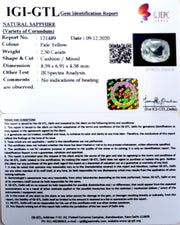 2.55 Ratti Natural yellow sapphire with Govt Lab Certificate-(YELSA9U)